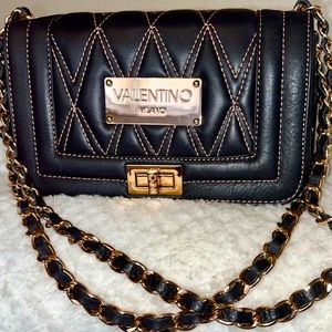 Valentino by Mario Valentino Beatriz D Diamond Quilted Leather Crossbody bag